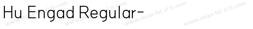 Hu Engad Regular字体转换
